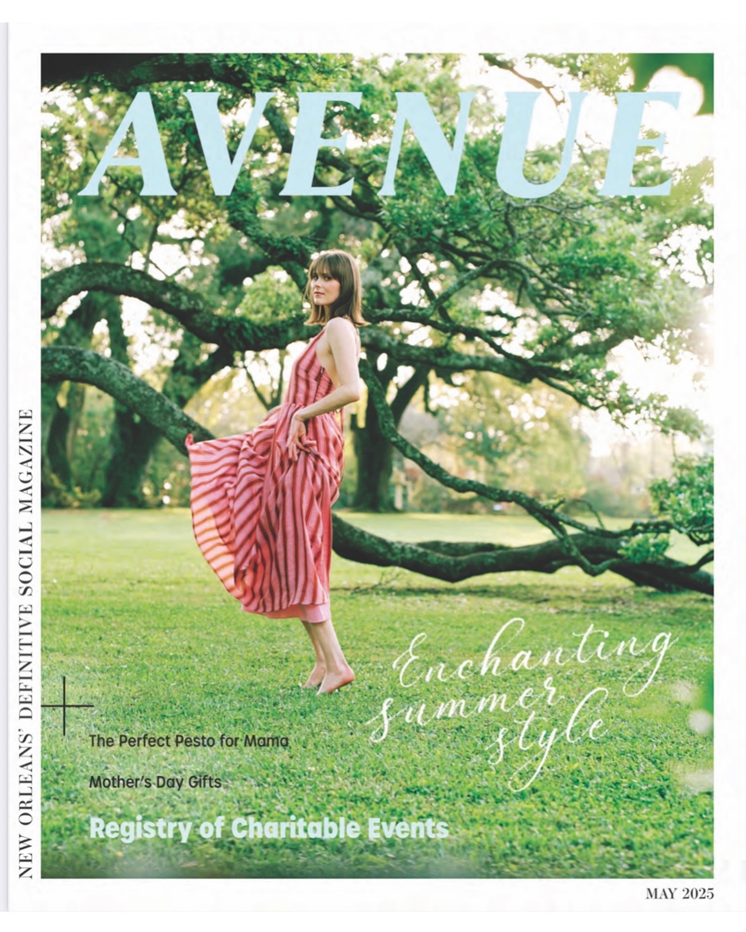 Stylist Ali McNally for St. Charles Avenue Magazine