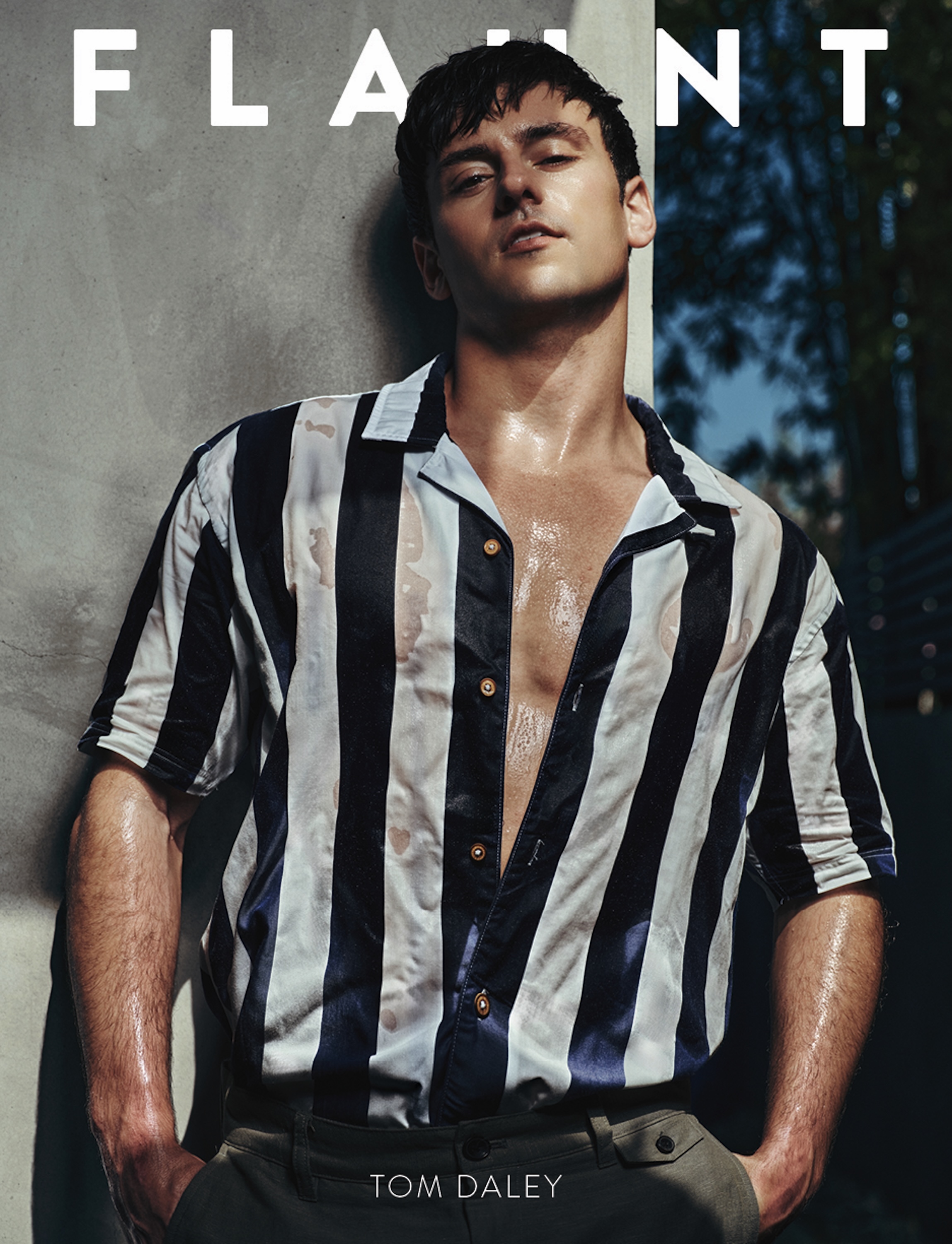 Image related to Stylist Charlie Ward for Flaunt Magazine featuring Tom Daley
