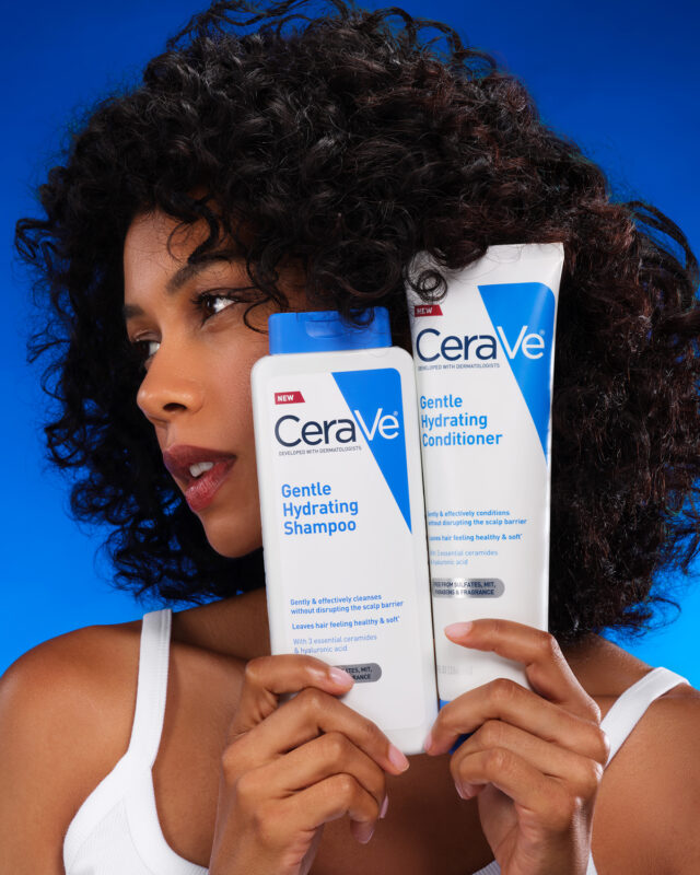 08 Gentle Shampoo Conditioner Holding Product Jael On Set Select Hero