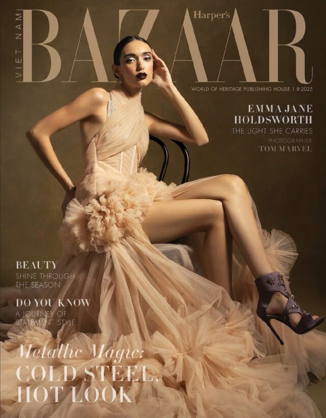 Hair Stylist Linh Nguyen for Harper's Bazaar Vietnam featuring Emma Jane Holdsworth