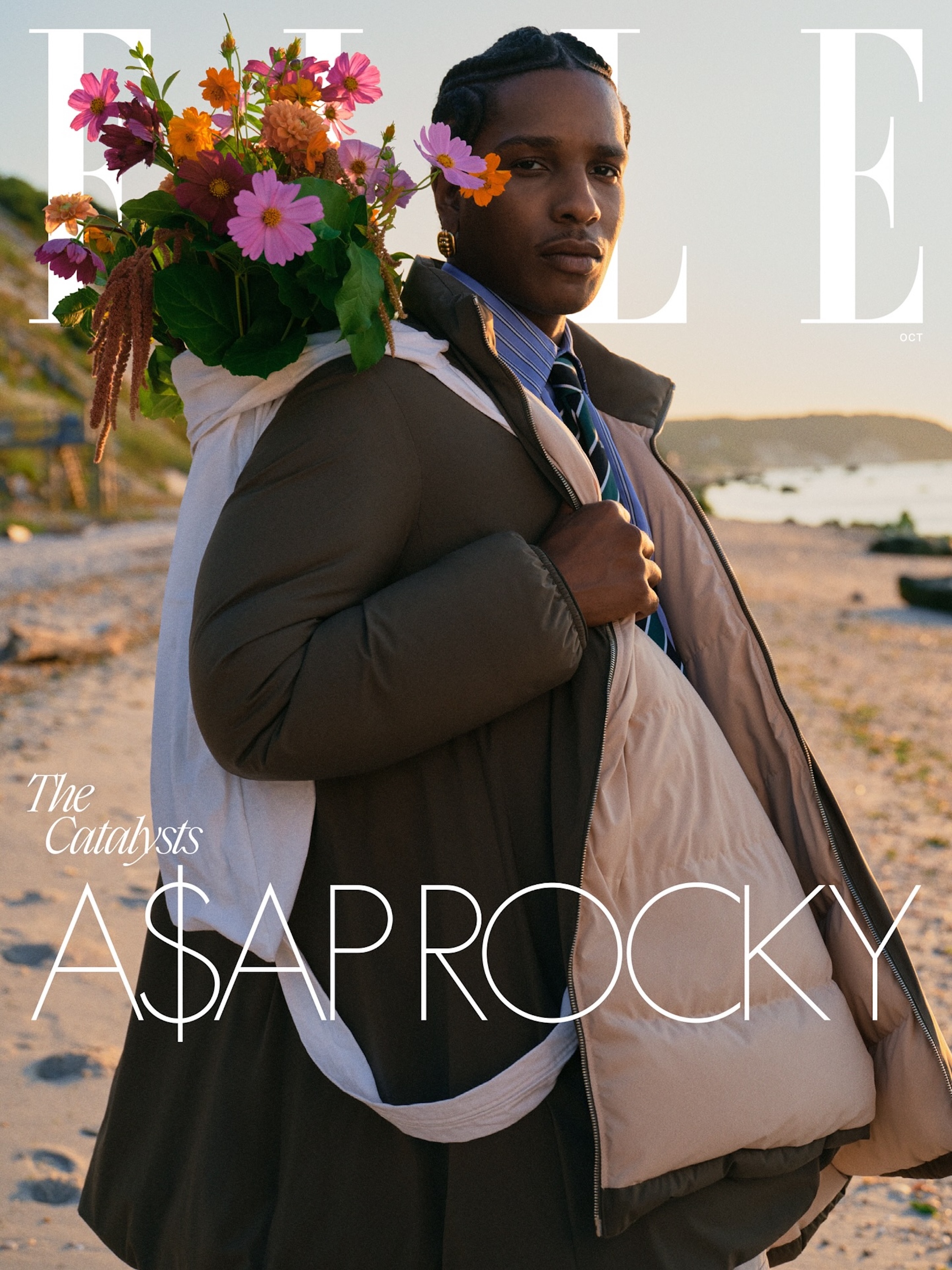 Image related to Men's Groomer Mirna Jose for Elle ft. A$AP Rocky