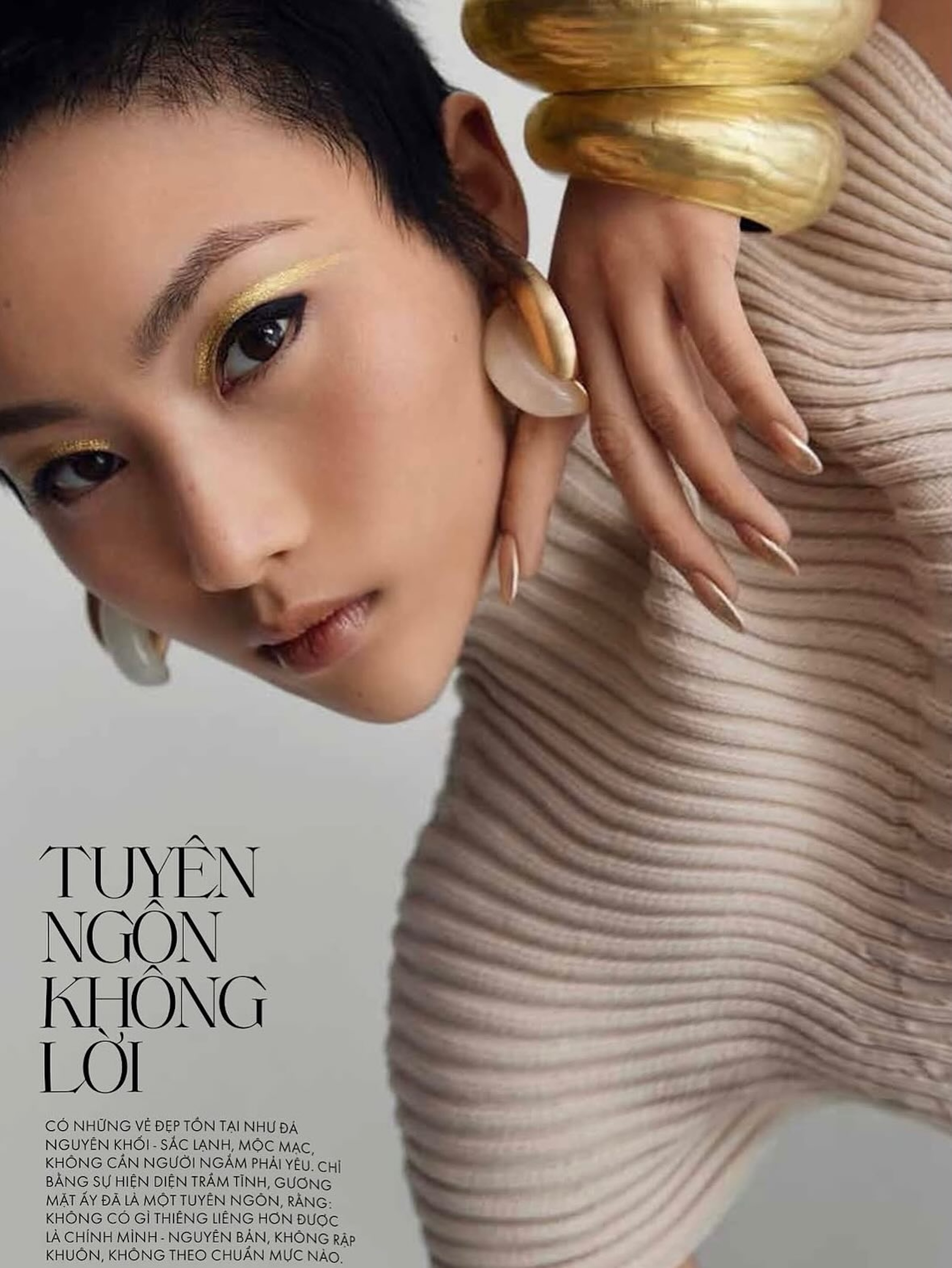 Manicurist Nori and Stylist Desiree Guery for Elle Beauty Vietnam