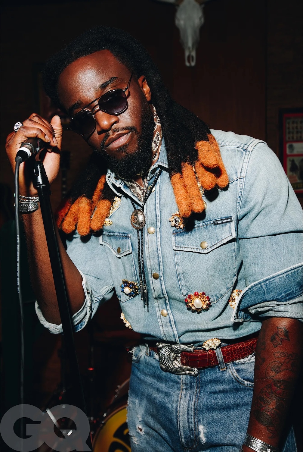 Image related to Hair Stylist Lisa-Raquel for GQ featuring Shaboozey