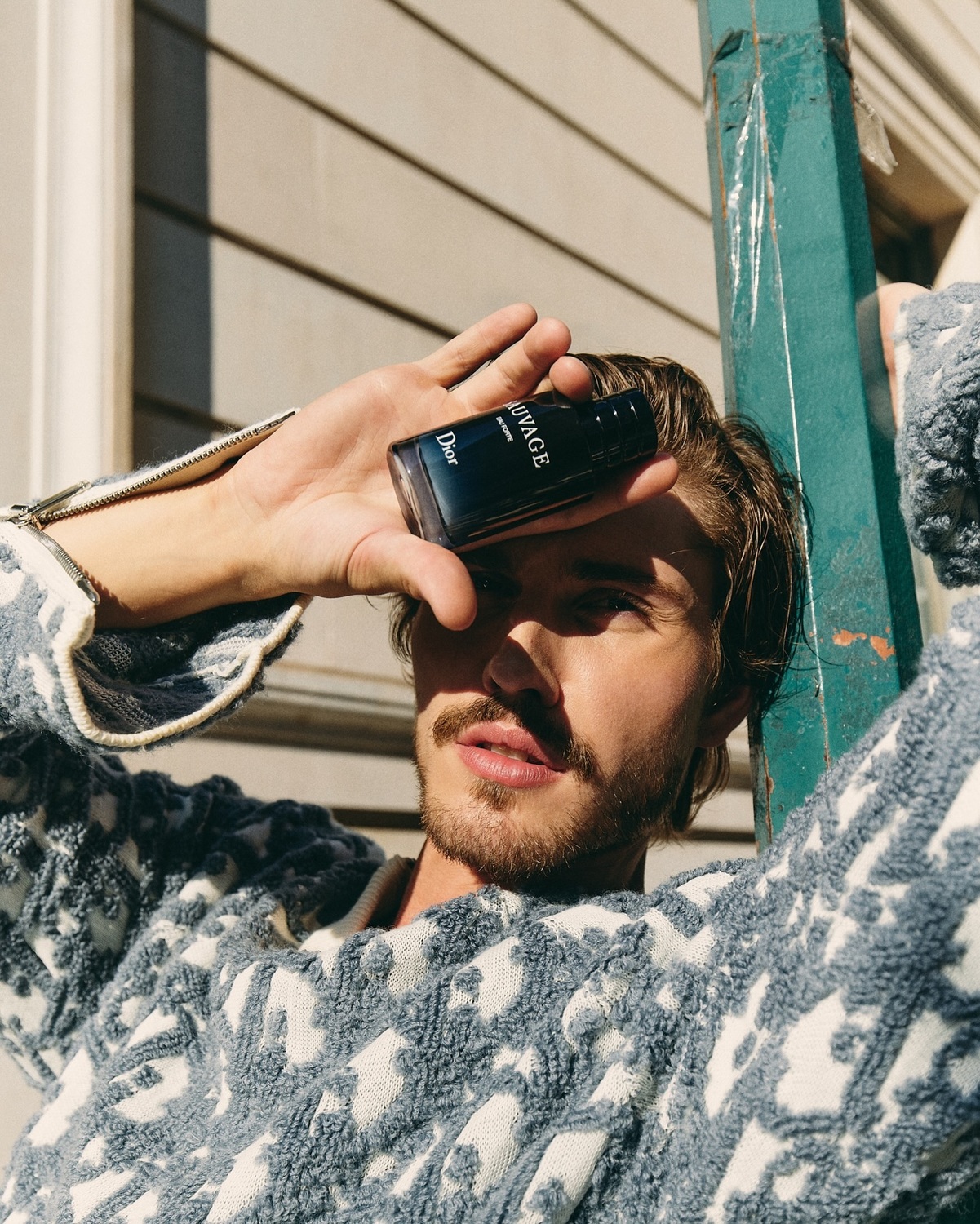 Image related to Photographer Eric T. White, Men's Groomer Valissa Yoe, and Stylist Charlie Ward for Dior Sauvage
