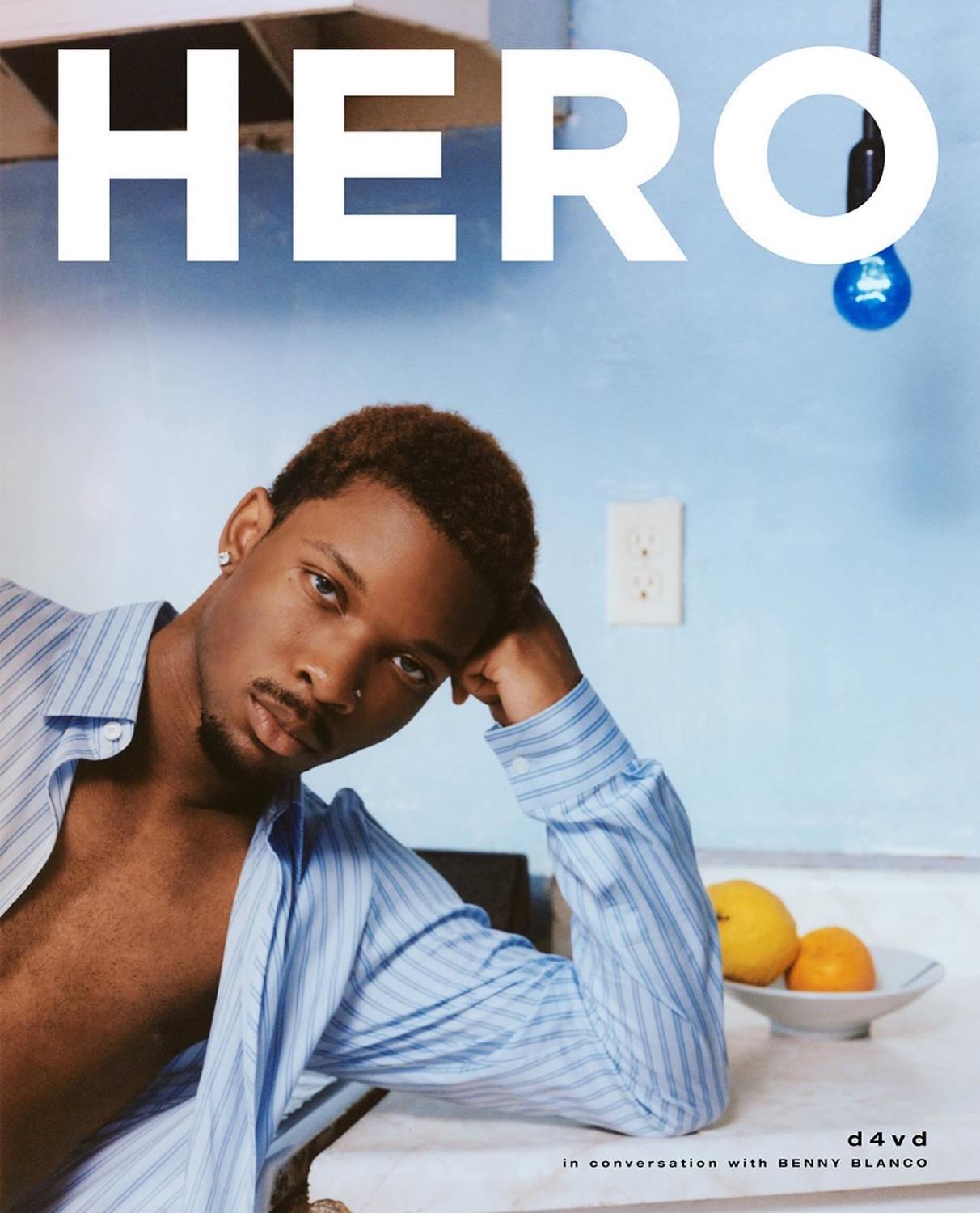 Men's Groomer Remy Moore for Hero Magazine featuring D4VD